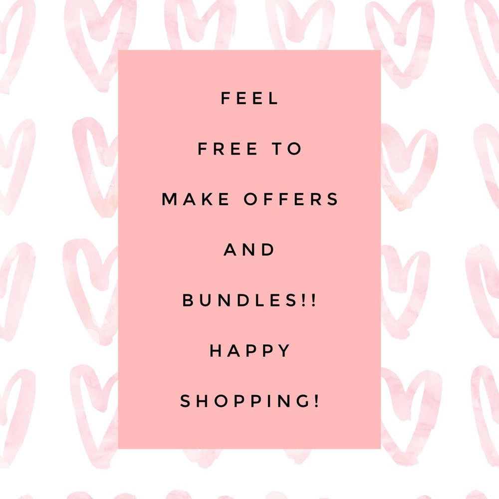 I welcome offers and bundles!!